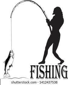 Free Free 63 Woman Fishing Svg SVG PNG EPS DXF File