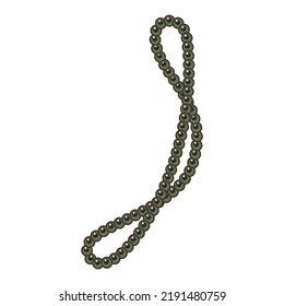 Clip Art Of Black Pearl Necklace