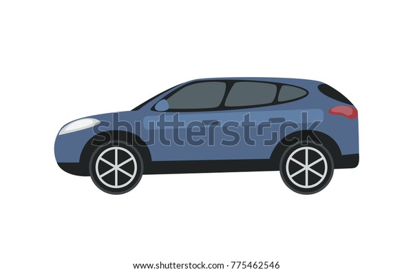 Clip art blue car,\
vector