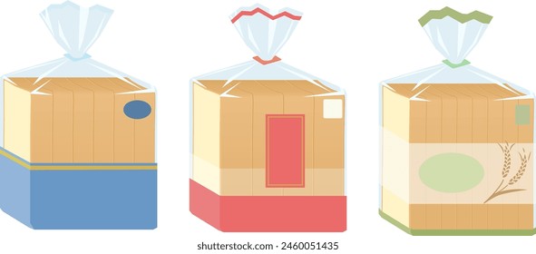 Clip art of bread of supermarket