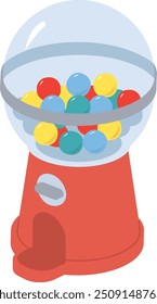 Clip art of capsule toy machine