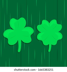 clip art cartoon vector clover, shamrock