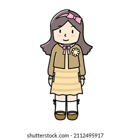 clip art of child in formal suit