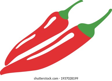 Clip art of chili pepper