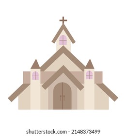 Clip art of church exterior