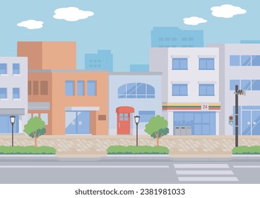 Clip art of city background