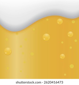 Clip art of close-up of shining fresh beer