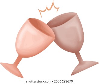 clip art colorful illustration of new year party celebration	