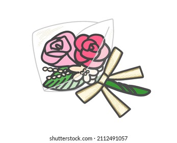 Clip Art Of Corsage On The Chest