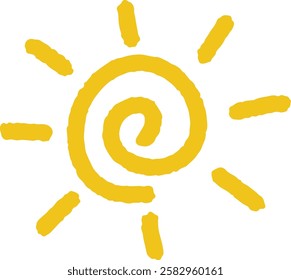 clip art cute watercolor illustration of colorful bright cartoon sun for child daycare and nursery wallpaper