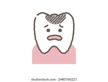  Clip art of decayed tooth