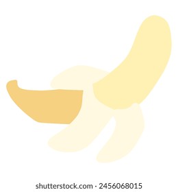 Clip art of deformed cute banana