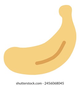 Clip art of deformed cute banana