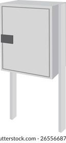 Clip art of delivery box