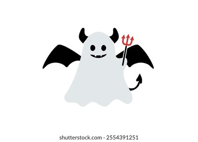 clip art of devil ghost