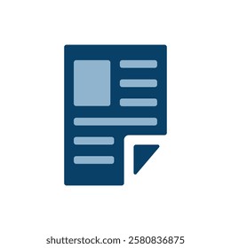 Clip art of document icon