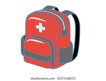 Clip art of emergency kit