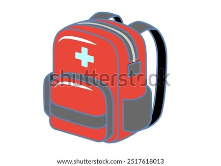 Clip art of emergency kit