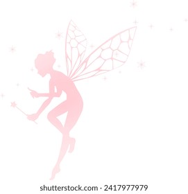 Clip art of enchanting fairy