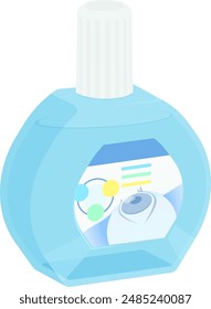 Clip art of eye drop bottle