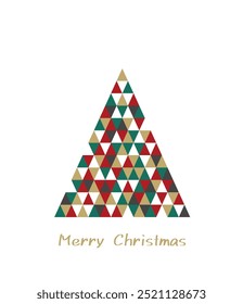 Clip art of fashionable Christmas tree　