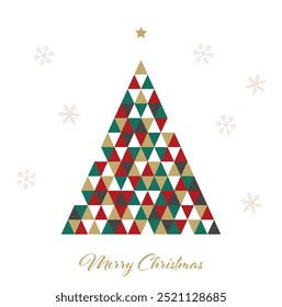 Clip art of fashionable Christmas tree　