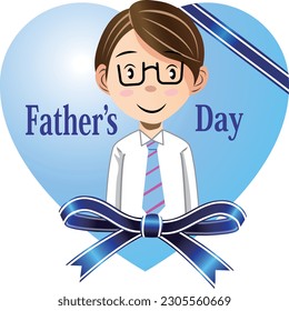 Clip art of father on Father's Day