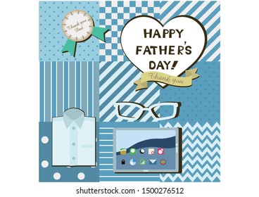 
Clip art for Father's Day.
Illustration for June.
logo design.