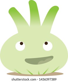 clip art fennel vegetable vector graphic