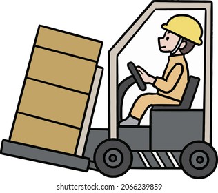 2,882 Forklift Operator Stock Vectors, Images & Vector Art | Shutterstock