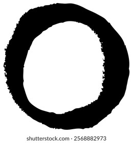 Clip art of frame with touch of brush