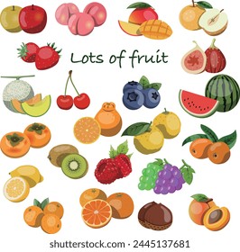 Clip arte de conjunto de frutas