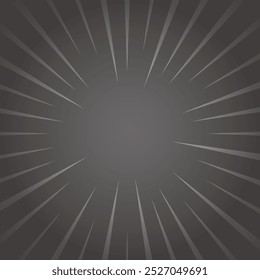 Clip art of Gray Concentration Line