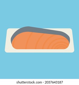 Clipkunst des gegrillten Lachs