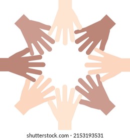 Clip Art Of Hand : join hands