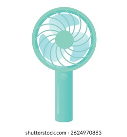 Clip art of handy fan fan

