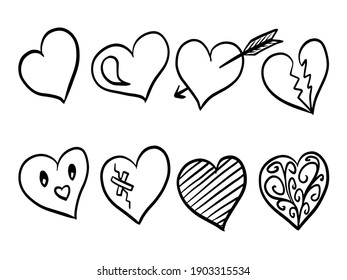 Clip Art Heart. You can use this file to print on greeting card, frame, mugs, shopping bags, wall art, telephone boxes, wedding invitation, stickers, decorations, and t-shirts