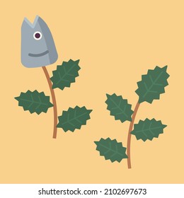 Clip Art Of Holly Sardine