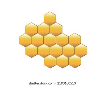 Clip Art Honey Comb Vector