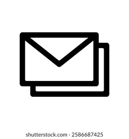 Clip art icon of mail