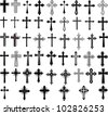 christian cross vector