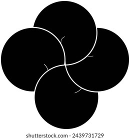 Clip art illustration, vector element, silhouette design for any project.