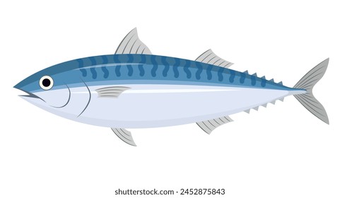 clip art of mackerel  (vector)