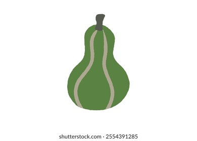 Clip art of melon pumpkin