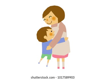 Clip art of the mother and children.
Image of kindergarten, nursery school.
Image of maternity.

Image of affection of mother and child.
Mother's love and images of children.
