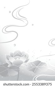Clip art of mourning postcard background