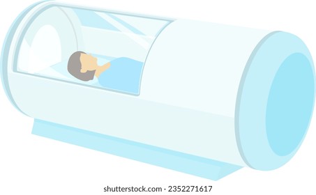 Clip art of oxygen capsule