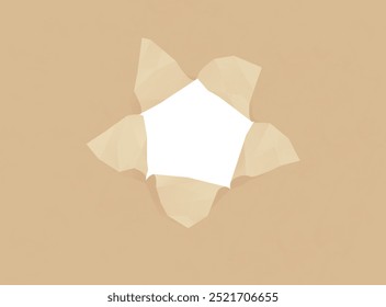 Clip art of paper with hole