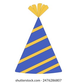 Clip art of party hat, triangle hat, icon