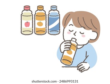 Clip art of PET bottle syndrome